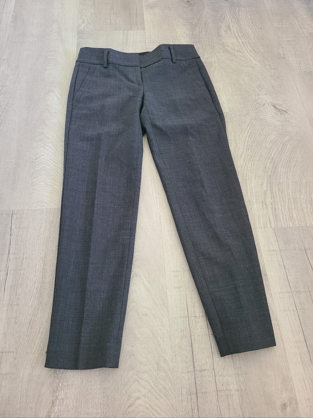 LOFT Marisa Fit Gray Ankle Dresss Pants Trouser-Size 0